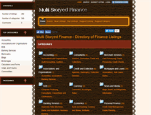 Tablet Screenshot of multistoryedfinance.com